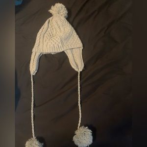 Gray winter ball hat